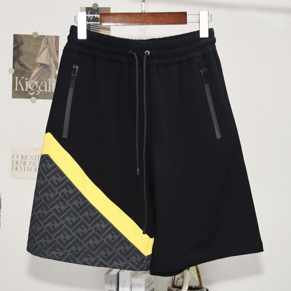 Fendi Colorblock F Print Shorts Size S - Picture 7 of 7